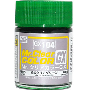 GX クリアグリーン 塗料 (GSIクレオス Mr.クリアカラーGX No.GX-104) 商品画像