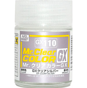 GX クリアシルバー 塗料 (GSIクレオス Mr.クリアカラーGX No.GX-110) 商品画像