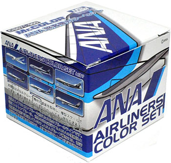 ANA 旅客機 カラーセット 塗料 (GSIクレオス Mr.カラー 特色セット No.CS571) 商品画像