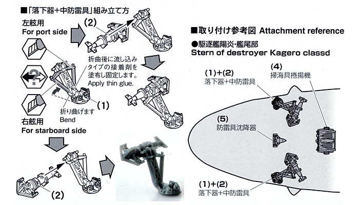 ファインモールド 1/700 ナノ・ドレッドシリーズ 掃海具 パラベーン セット プラモデル用パーツ WA16 i8my1cf