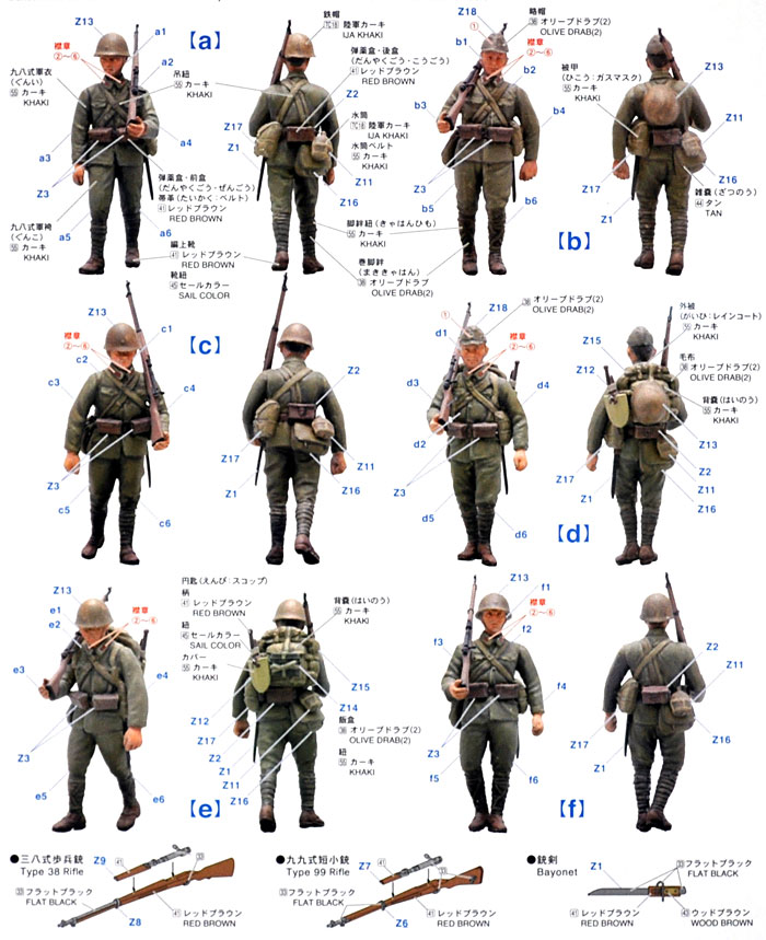 帝国陸軍歩兵 行軍セット プラモデル (ファインモールド 1/35 ミリタリー No.FM037) 商品画像_2