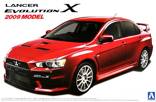 ランサー エボリューションX 2009年モデル プラモデル (アオシマ 1/24 ザ・ベストカーGT No.005) 商品画像