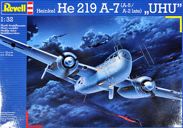ハインケル He219A-7 (A5/A2 Late) ウーフー プラモデル (レベル 1/32 Aircraft No.04666) 商品画像