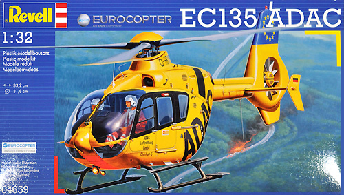 ユーロコプター EC135 ADAC プラモデル (Revell 1/32 Aircraft No.04659) 商品画像