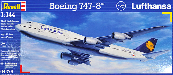 ボーイング 747-8 ルフトハンザ プラモデル (レベル 1/144 旅客機 No.04275) 商品画像