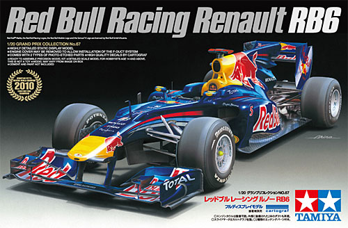 レッドブル レーシング ルノー RB6 プラモデル (タミヤ 1/20 グランプリコレクションシリーズ No.067) 商品画像