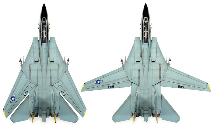 F-14A トムキャット プラモデル (タミヤ 1/72 ウォーバードコレクション No.082) 商品画像_2