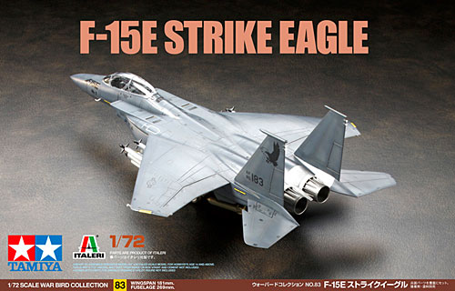 F-15E ストライクイーグル プラモデル (タミヤ 1/72 ウォーバードコレクション No.083) 商品画像