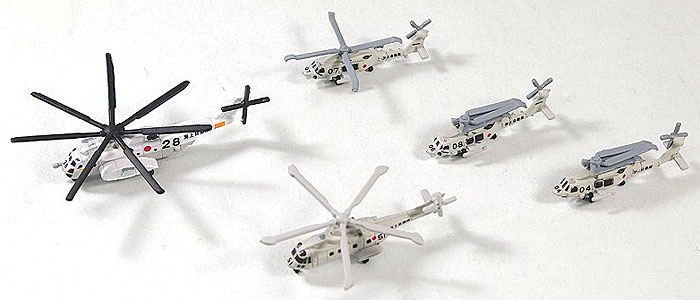 海上自衛隊 ヘリコプターセット (SH-60K・MH-53E・MCH-101) 完成品 (ピットロード 1/700 塗装済完成品 （ST） No.ST003) 商品画像_3