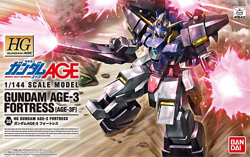 ガンダム AGE-3F フォートレス プラモデル (バンダイ 1/144 HG ガンダムAGE（エイジ） No.030) 商品画像