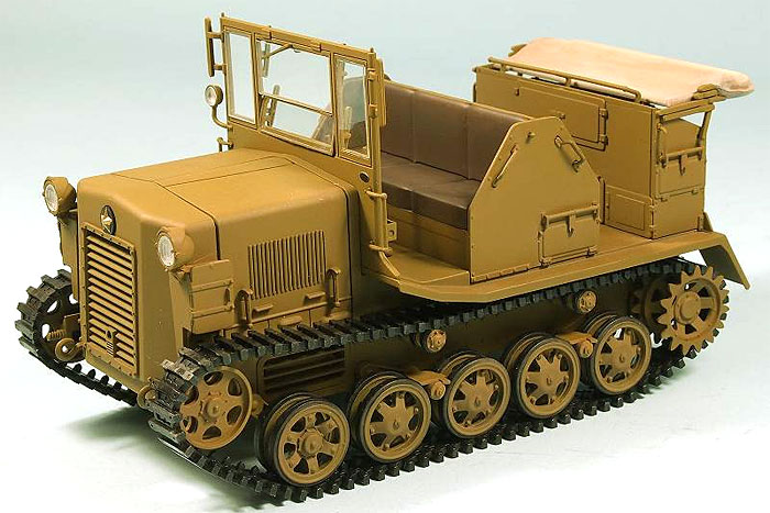 日本陸軍 98式 4t牽引車 シケ 完成品 (ピットロード 塗装済完成品モデル No.G022M) 商品画像_1