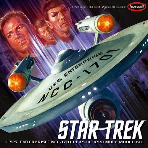 U.S.S. エンタープライズ NCC-1701 プラモデル (ポーラライツ スタートレック (STAR TREK) No.POL880/04) 商品画像