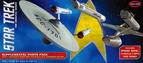 U.S.S.エンタープライズ NCC-1701 パイロット版用パーツセット プラモデル (ポーラライツ スタートレック (STAR TREK) No.MKA004/06) 商品画像