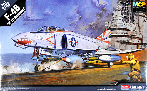 F-4B ファントム 2 VF-111 サンダウナーズ プラモデル (アカデミー 1/48 Scale Aircrafts No.12232) 商品画像