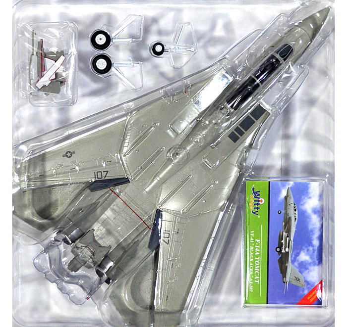 F-14A トムキャット VF-41 ブラックエイセス (AJ107) 完成品 (ウイッティ・ウイングス 1/72 スカイ ガーディアン シリーズ （現用機） No.75189) 商品画像_1