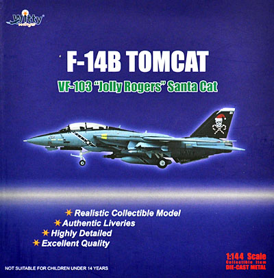 F-14B トムキャット VF-103 ジョリー・ロジャース サンタ・キャット (完成品)