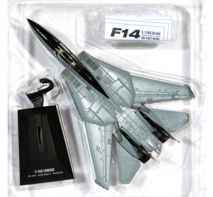 F-14B トムキャット VF-103 ジョリー・ロジャース サンタ・キャット 完成品 (ウイッティ・ウイングス 1/144 スカイ ガーディアン シリーズ （現用機） No.W144-01002) 商品画像_1