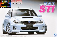 アオシマ 1/24 プリペイントモデル シリーズ GRB インプレッサ WRX STI 5door '10 (サテンホワイト・パール)