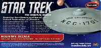 ポーラライツ スタートレック (STAR TREK) U.S.S. エンタープライズ NCC-1701用 登録番号デカール