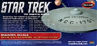 U.S.S. エンタープライズ NCC-1701用 登録番号デカール