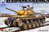 ブロンコモデル 1/35 AFVモデル アメリカ M24 チャーフィー 軽戦車 (朝鮮戦争)