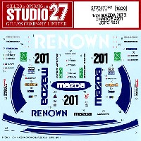 スタジオ27 ツーリングカー/GTカー オリジナルデカール マツダ 787B CHARGE #201 JSPC 1991