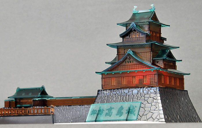 諏訪高島城 光るクリア版 プラモデル (プラム キャッスルコレクション （CASTLE Collection） No.PP024) 商品画像_2