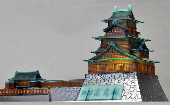 諏訪高島城 光るクリア版 プラモデル (プラム キャッスルコレクション （CASTLE Collection） No.PP024) 商品画像_3