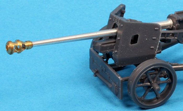 ドイツ 75mm Pak40 対戦車砲砲身 後期型 メタル (アベール 1/72 AFV用 砲身パーツ No.72L-056) 商品画像_3