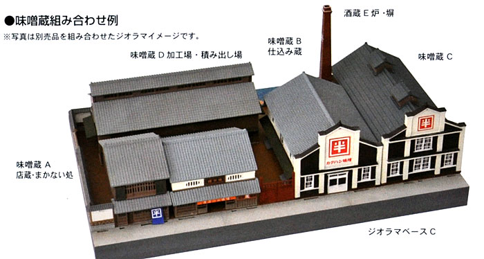 味噌蔵 A -店蔵・まかない処- プラモデル (トミーテック 建物コレクション （ジオコレ） No.116) 商品画像_3