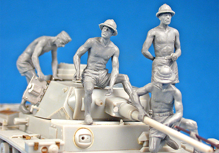 ドイツ戦車兵 アフリカコープ プラモデル (ミニアート 1/35 WW2 ミリタリーミニチュア No.35141) 商品画像_4