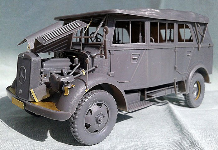 ドイツ L1500A Kfz.70 兵員輸送車 プラモデル (ミニアート 1/35 WW2 ミリタリーミニチュア No.35147) 商品画像_3