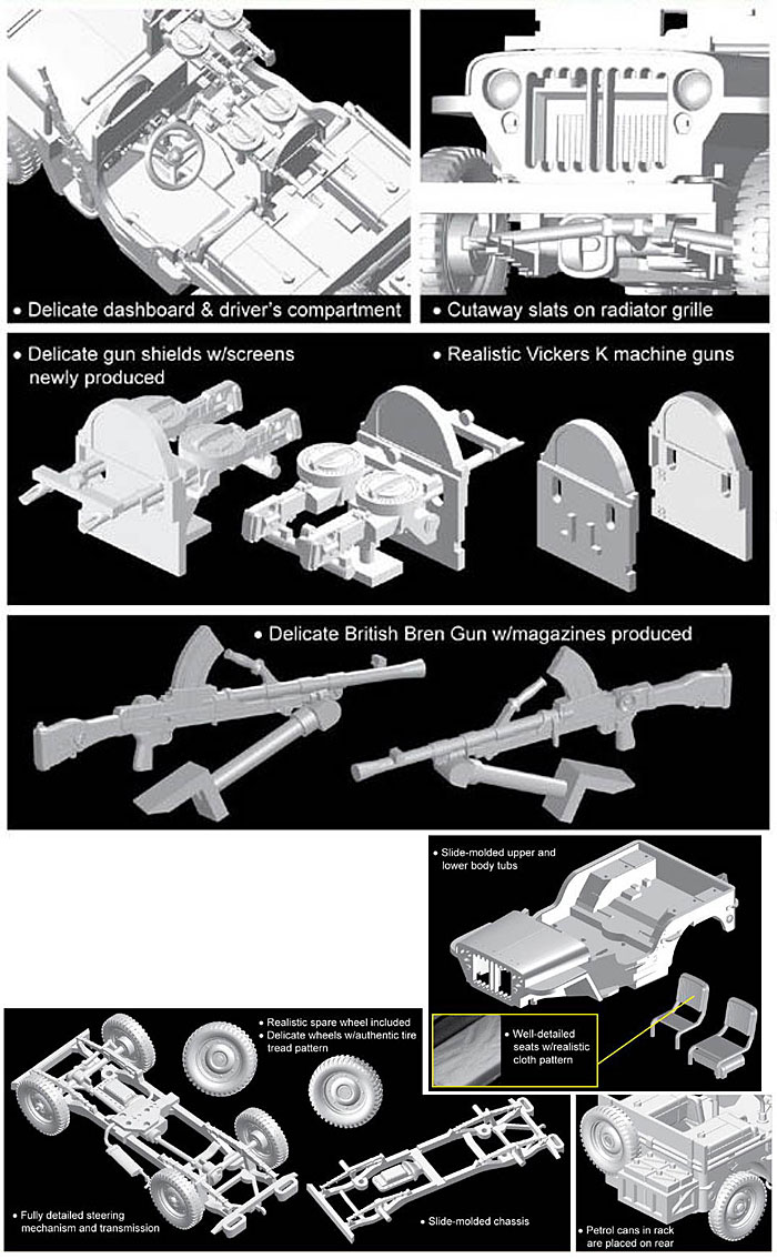 SAS ライダー 4×4 トラック プラモデル (ドラゴン 1/72 ARMOR PRO (アーマープロ) No.7481) 商品画像_2