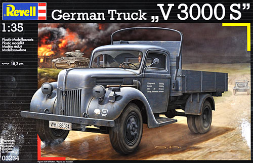 ドイツ トラック V3000S プラモデル (レベル 1/35 ミリタリー No.03234) 商品画像