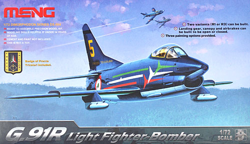 G.91R 戦闘爆撃機 プラモデル (MENG-MODEL ディモルフォドン シリーズ No.DS-004) 商品画像