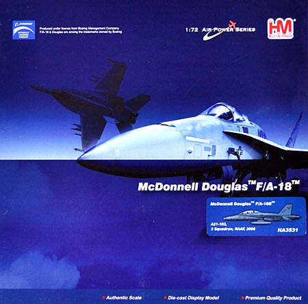 F/A-18B ホーネット オーストラリア空軍 完成品 (ホビーマスター 1/72 エアパワー シリーズ （ジェット） No.HA3531) 商品画像