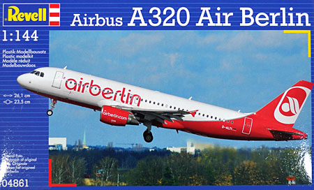 エアバス A320 エアーベルリン プラモデル (レベル 1/144 旅客機 No.04861) 商品画像