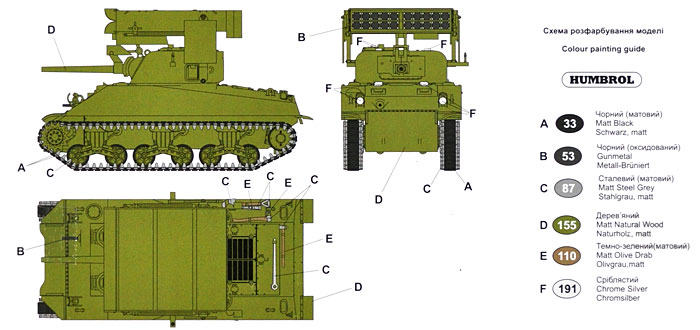 M4A2 シャーマン T40 ロケットランチャー装備 プラモデル (ユニモデル 1/72 AFVキット No.223) 商品画像_1