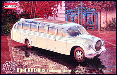 ドイツ オペル プロパガンダ 観光バス アエロ (1937年) プラモデル (ローデン 1/72 AFV MODEL KIT No.724) 商品画像