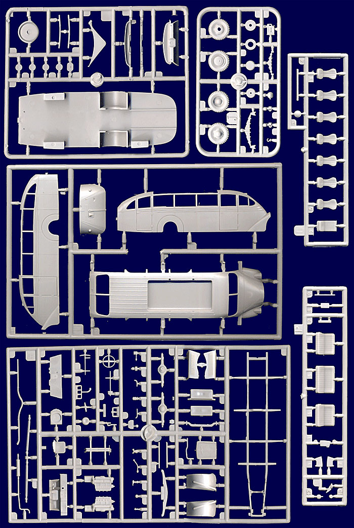 ドイツ オペル プロパガンダ 観光バス アエロ (1937年) プラモデル (ローデン 1/72 AFV MODEL KIT No.724) 商品画像_2