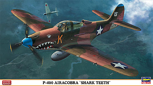 P-400 エアラコブラ シャークティース プラモデル (ハセガワ 1/48 飛行機 限定生産 No.07324) 商品画像