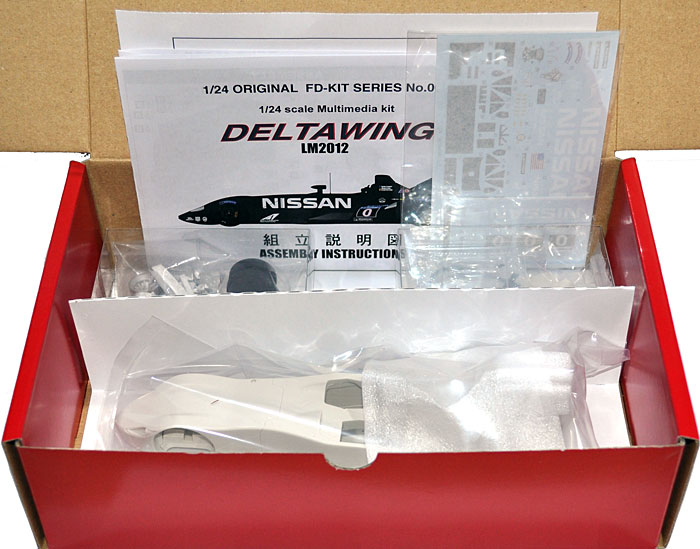 ニッサン デルタウイング #0 ル・マン 2012 レジン (スタジオ27 ツーリングカー/GTカー オリジナルキット No.FD24001) 商品画像_1
