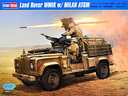 ランドローバー WMIK ミラン対戦車ミサイル搭載型 プラモデル (ホビーボス 1/35 ファイティングビークル シリーズ No.82447) 商品画像