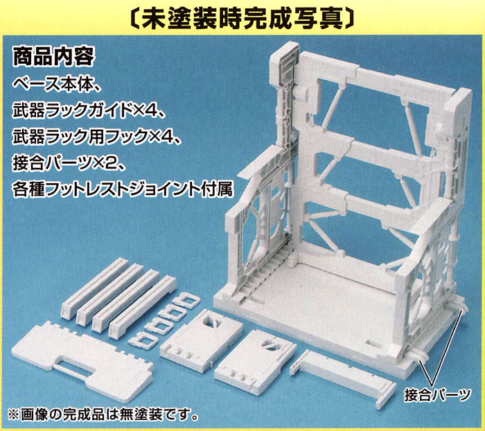 システムベース 001 (ホワイト) ベース (バンダイ ビルダーズパーツ No.5058285) 商品画像_1