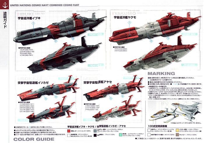 国連宇宙海軍 連合宇宙艦隊セット 2 プラモデル (バンダイ 宇宙戦艦ヤマト 2199 No.0181340) 商品画像_2