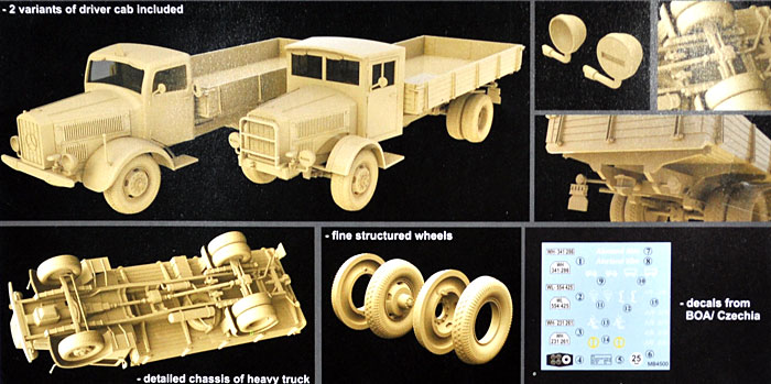 DB L4500S トラック プラモデル (Schatton Modellbau 1/72 プラスチックモデルキット No.72001) 商品画像_1