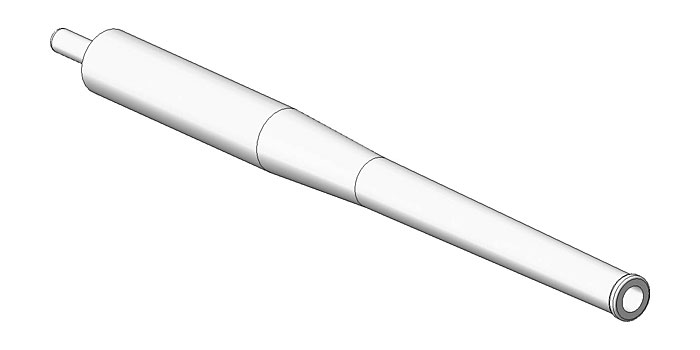 日本帝国陸軍 九五式軽戦車 ハ号 (初期型) ディテールアップ用砲身 メタル (プラッツ 1/35 アクセサリーパーツ No.MET35-001) 商品画像_2