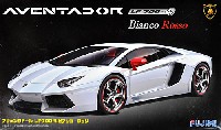 フジミ 1/24 リアルスポーツカー シリーズ ランボルギーニ アヴェンタドール LP700-4 ビアンコ・ロッソ