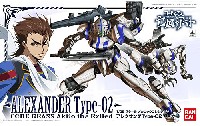 バンダイ コードギアス 亡国のアキト メカニックコレクション アレクサンダ Type-02 リョウ機