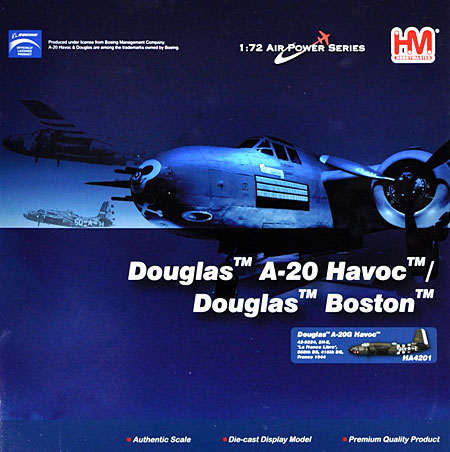 A-20G ハボック ラ・フランス・リブレ 完成品 (ホビーマスター 1/72 エアパワー シリーズ （レシプロ） No.HA4201) 商品画像